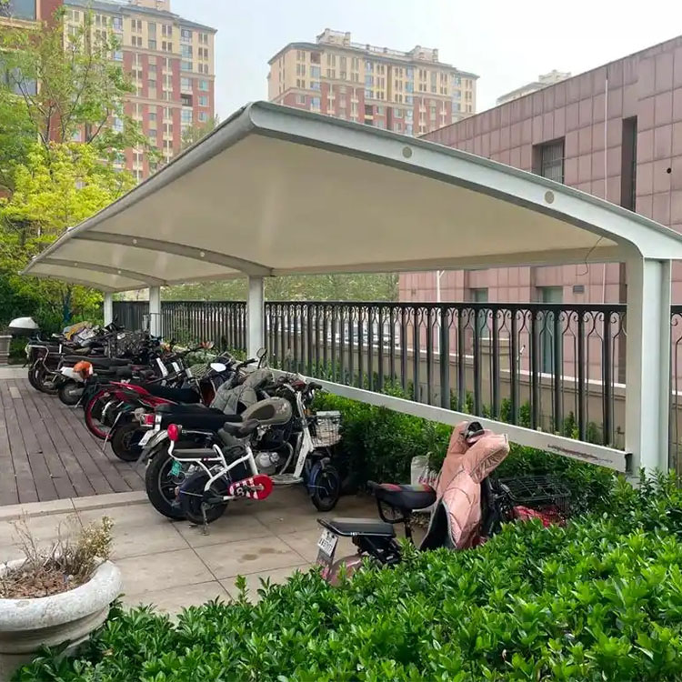 内丘县膜结构电动车棚